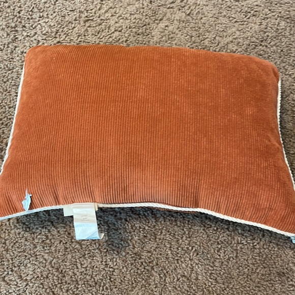 Gently used Bee&Willow accent pillow. Corduroy with “gather”scrip stitching, - Picture 2 of 6